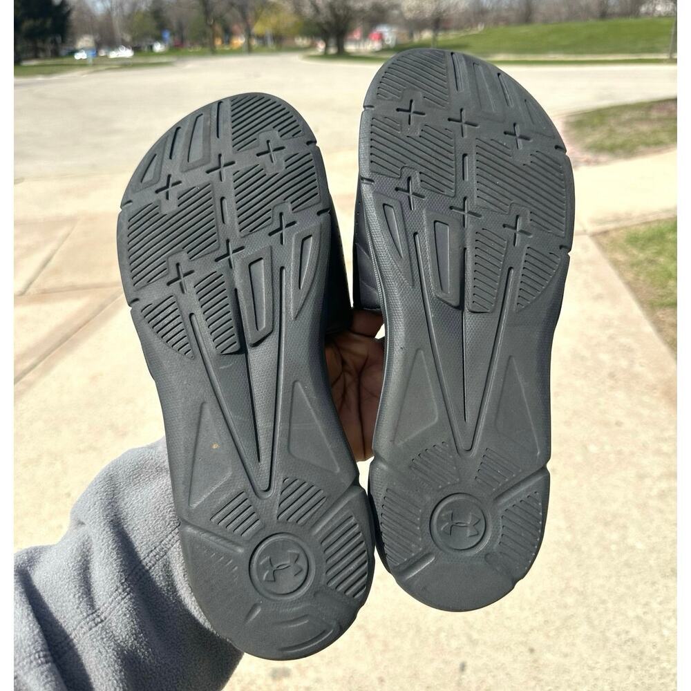 Under Armour Men's Ignite V Slide Size 12 Black Sandals - Picture 12 of 13